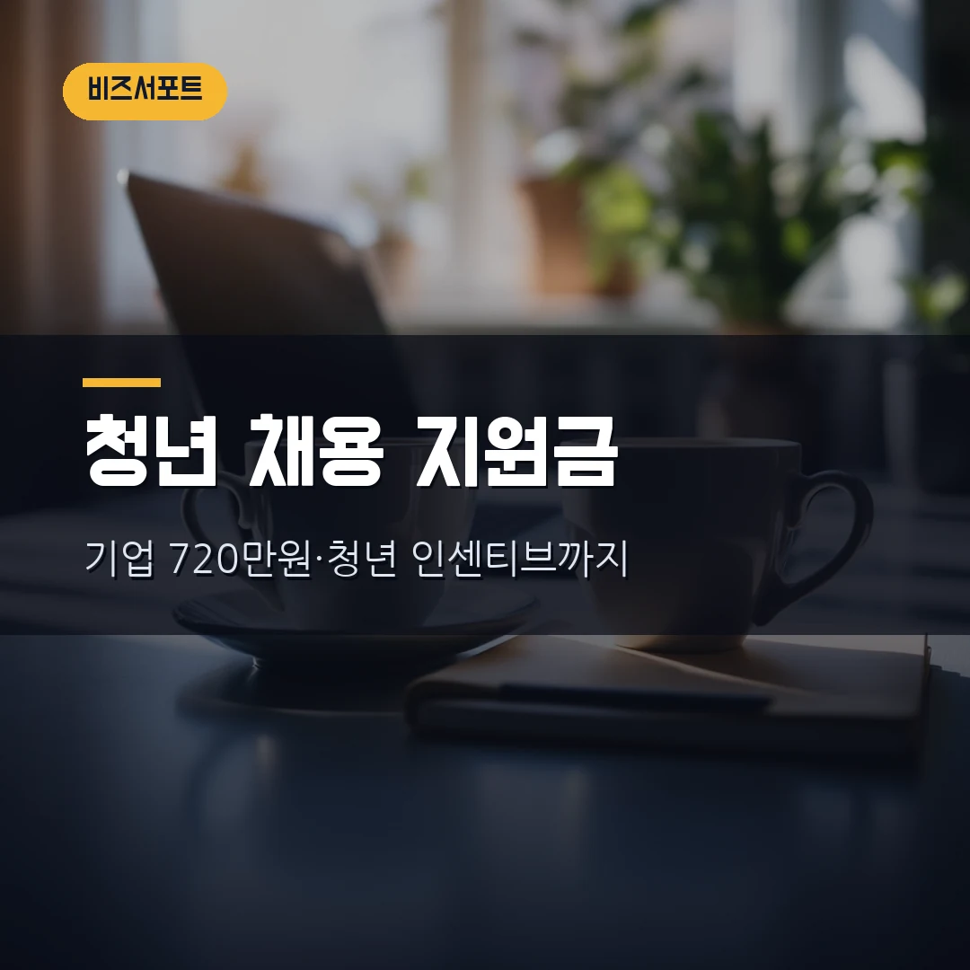 청년 채용 고용지원금·일자리도약장려금 2026 — 기업 최대 720만원·청년 인센티브까지 신청법 직접 정리