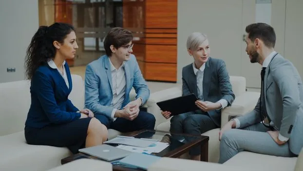 employer assigning hiring manager delegate access, office laptop, HR checklist, no faces