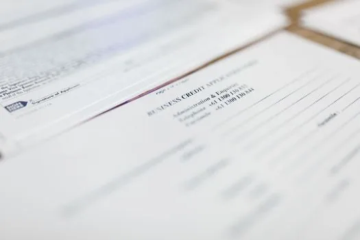 Hometax tax fact certificate checklist with thirteen document types on business desk