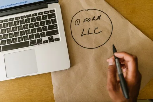 Korean small business closure documents and laptop PDF certificate