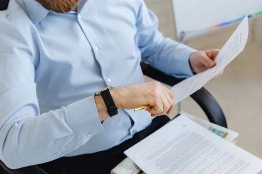tax office document review business owner